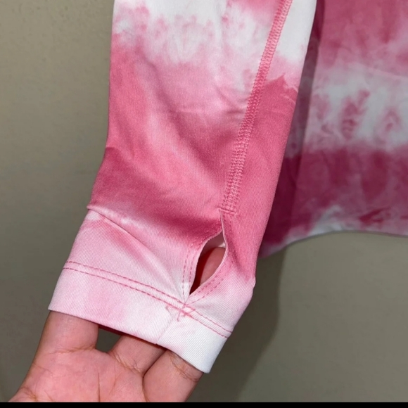 Nike Pro Combat Dri-Fit Pink Tie Dye Fitted - Picture 8 of 10